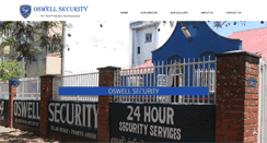 Desktop Screenshot of oswellsecurity.com